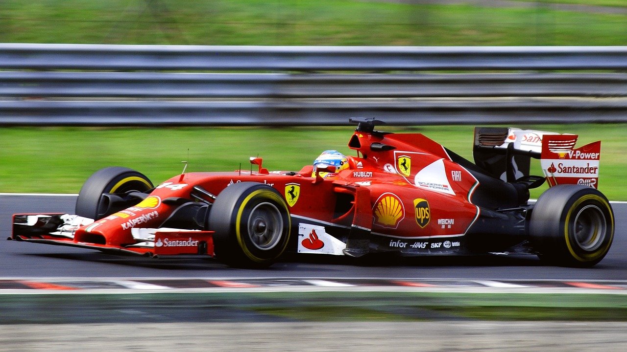 Ferrari racing car