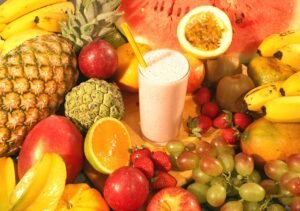 Basket full of fruits